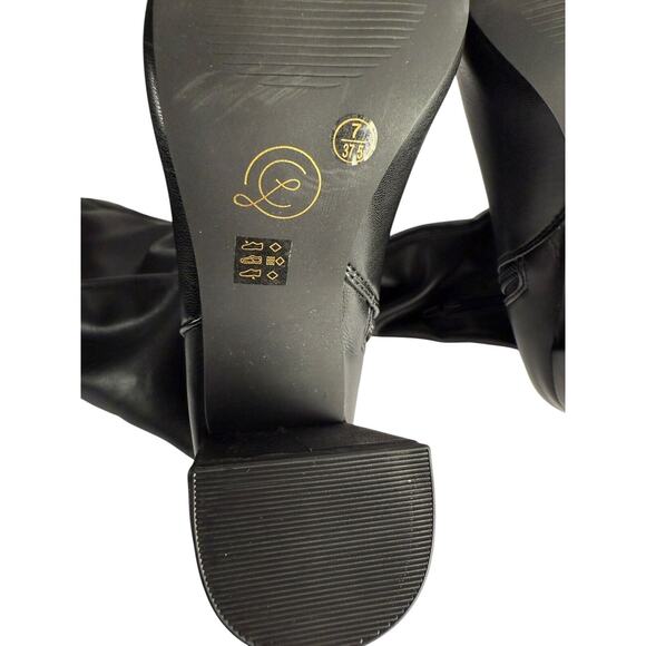 CHINESE LAUNDRY Fun Times Over the Knee Boot Black Size 7/37.5 NWOB - Picture 9 of 11